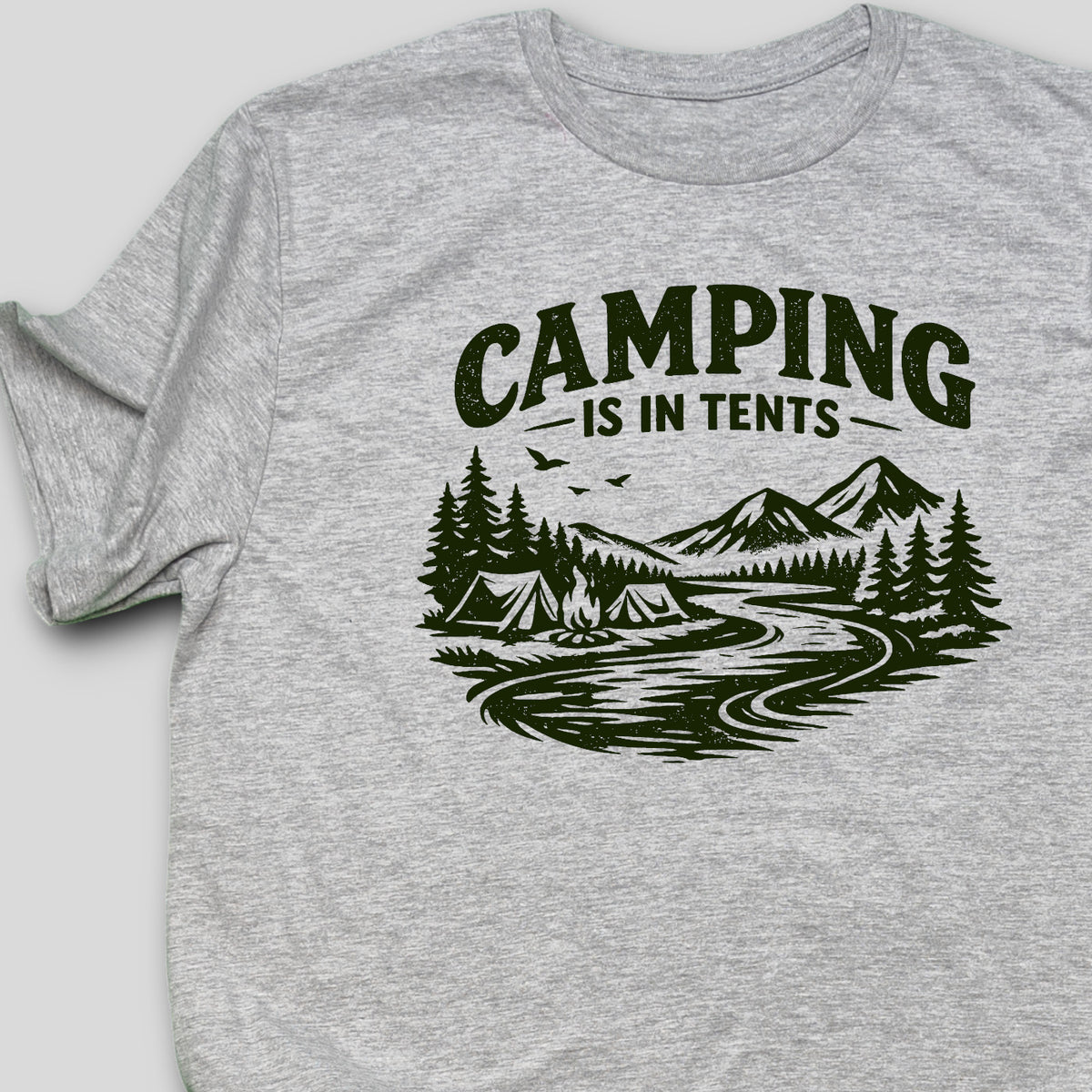 In tence Camping